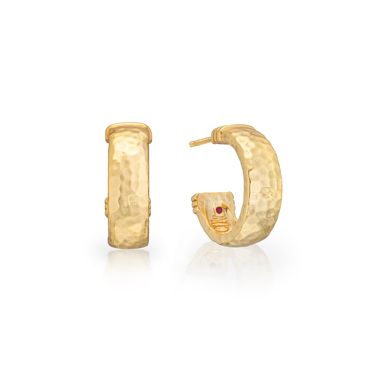 Small Gold Cleopatra Classic Hoops
