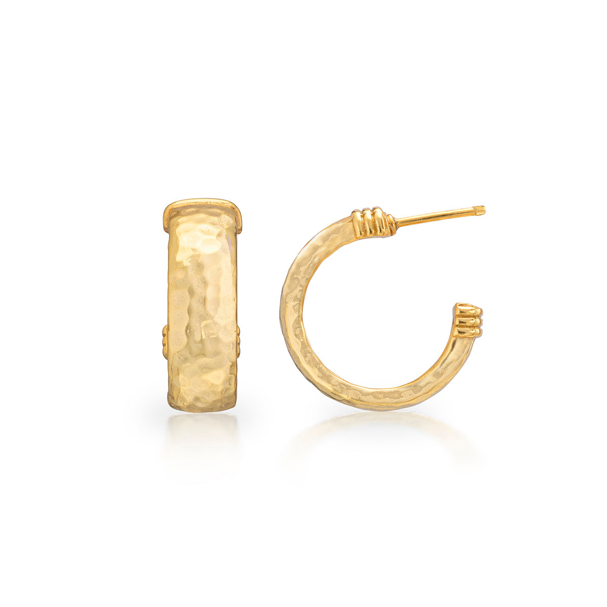 Small Gold Cleopatra Classic Hoops