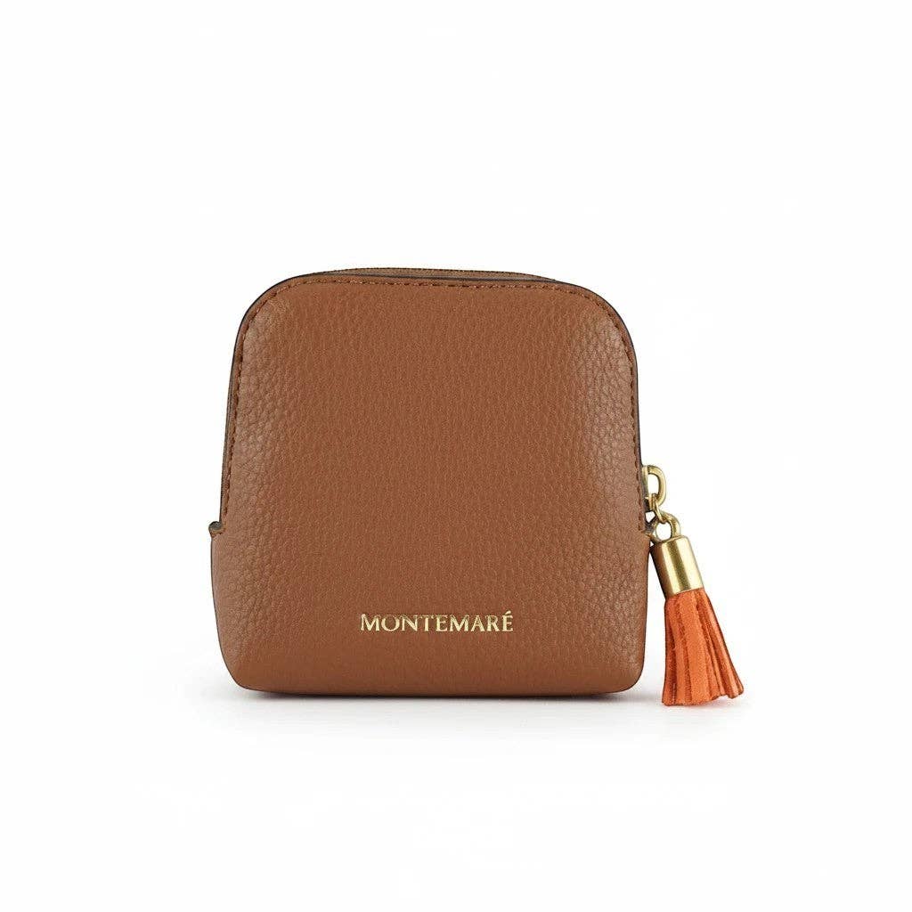 Cognac Jewelry Pouch
