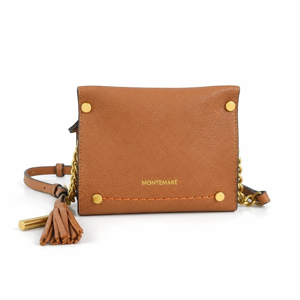 Cognac Mini Crossbody
