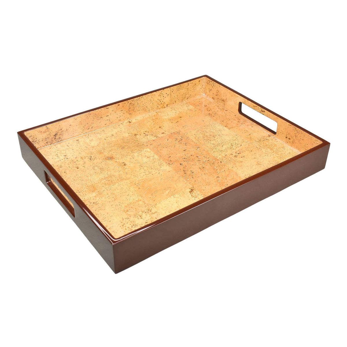 Cork & Coffee Brown Tray