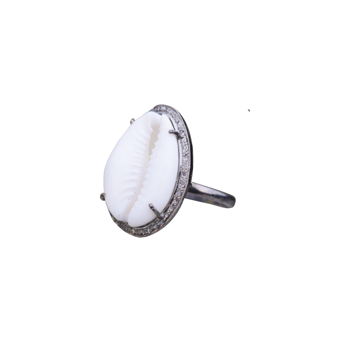 Cowrie Diamond Ring