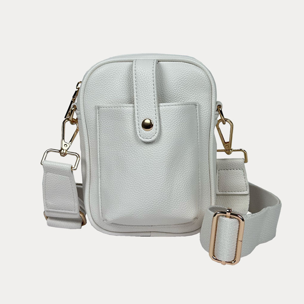 Cream Crossbody Phone Bag