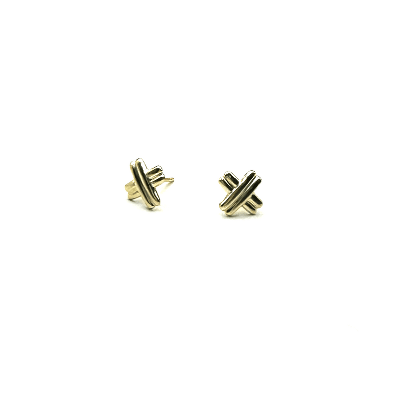 Petite Criss Cross Studs