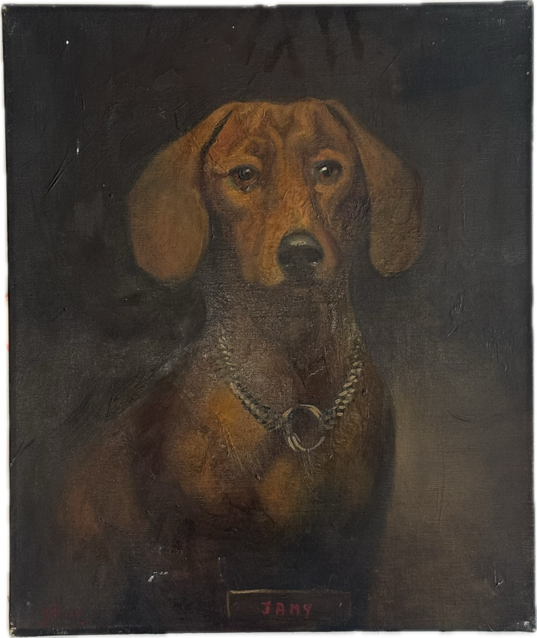 Heritage - Portrait of Dachsund "Jamy" (21.5 x 18)