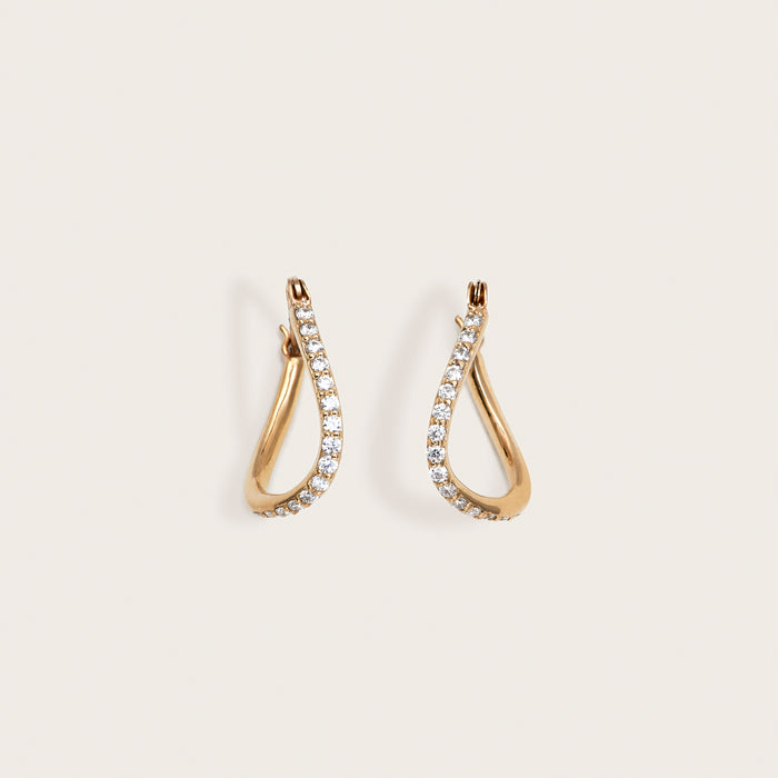 Selina King Diamond Isla Hoops
