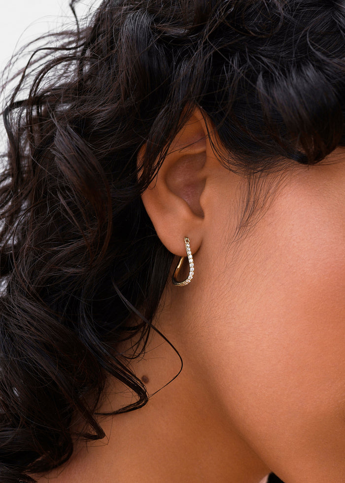 Selina King Diamond Isla Hoops