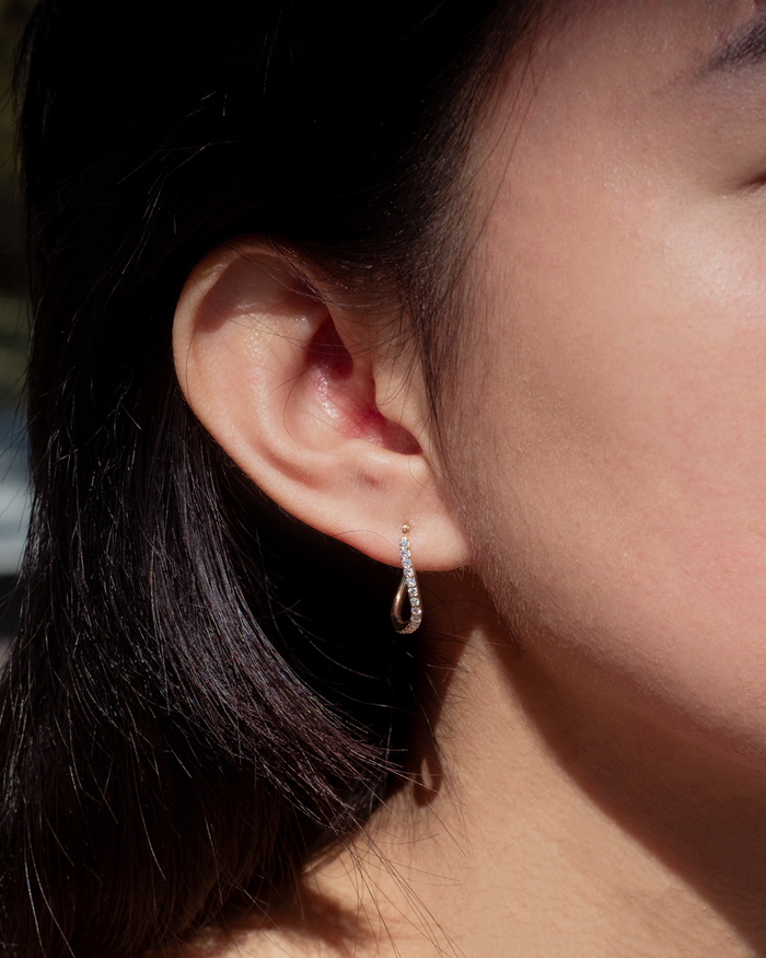 Selina King Diamond Isla Hoops