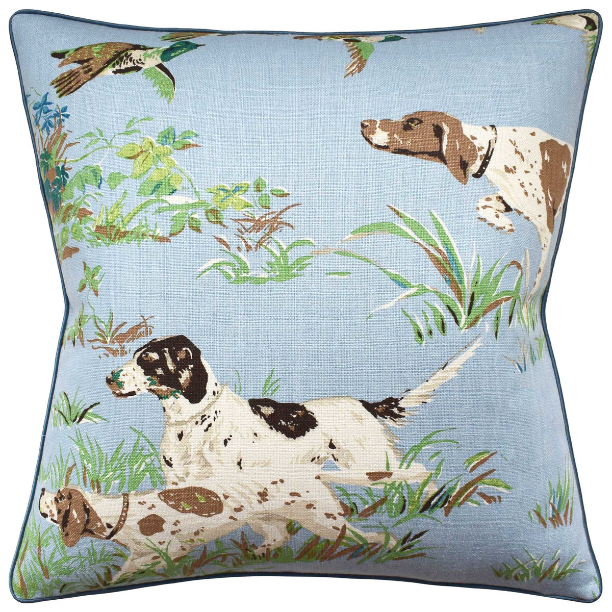 Blue Pointers Pillow