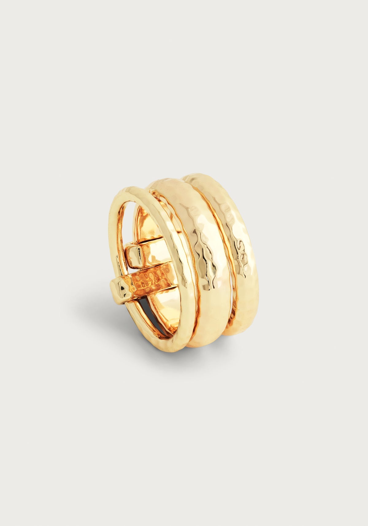 Size 7 Farrier Triple Connected Ring