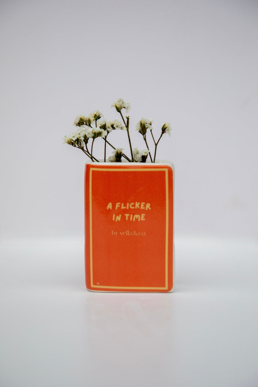 "A Flicker in Time" Bud Vase
