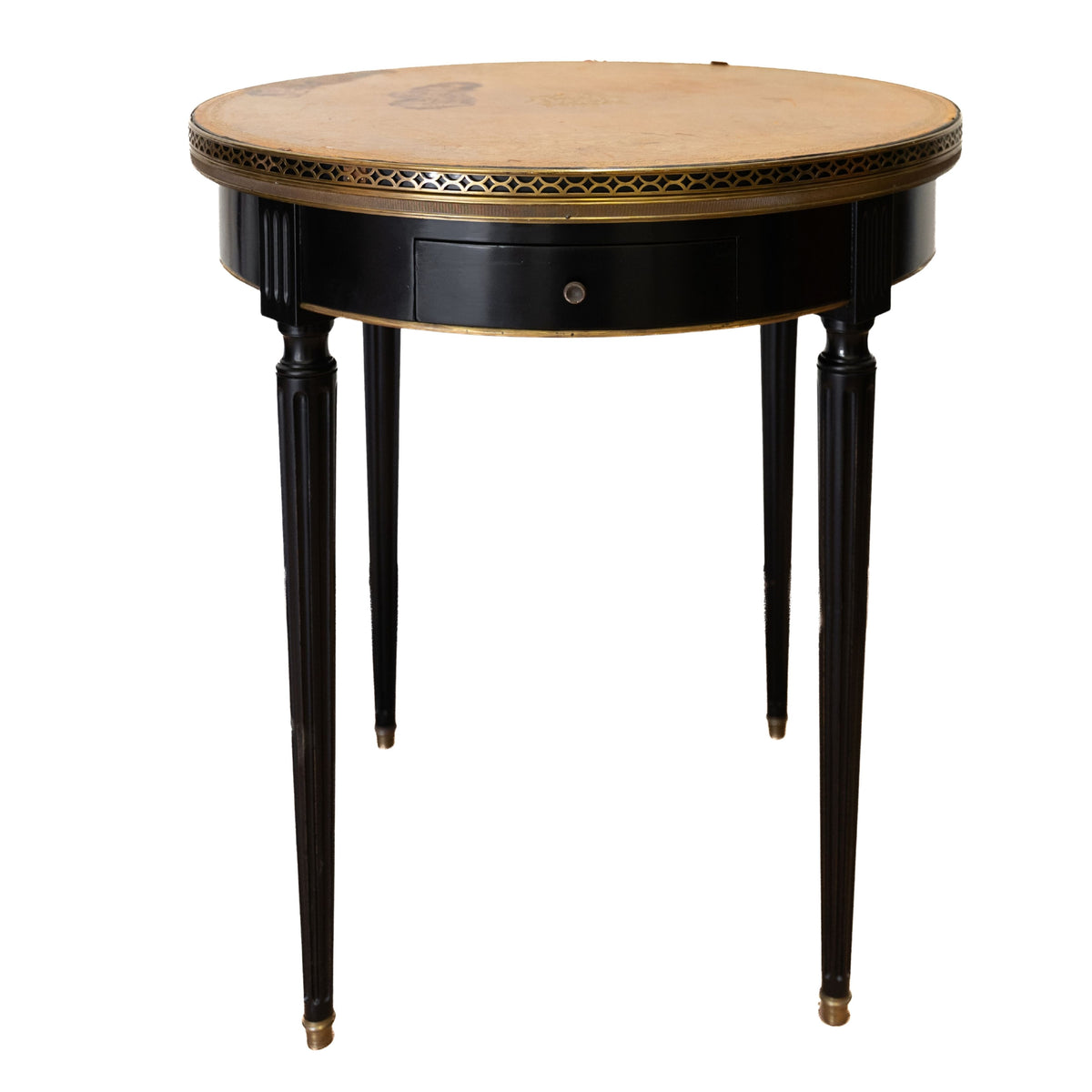 Maison Jansen Black-Painted Gueridon