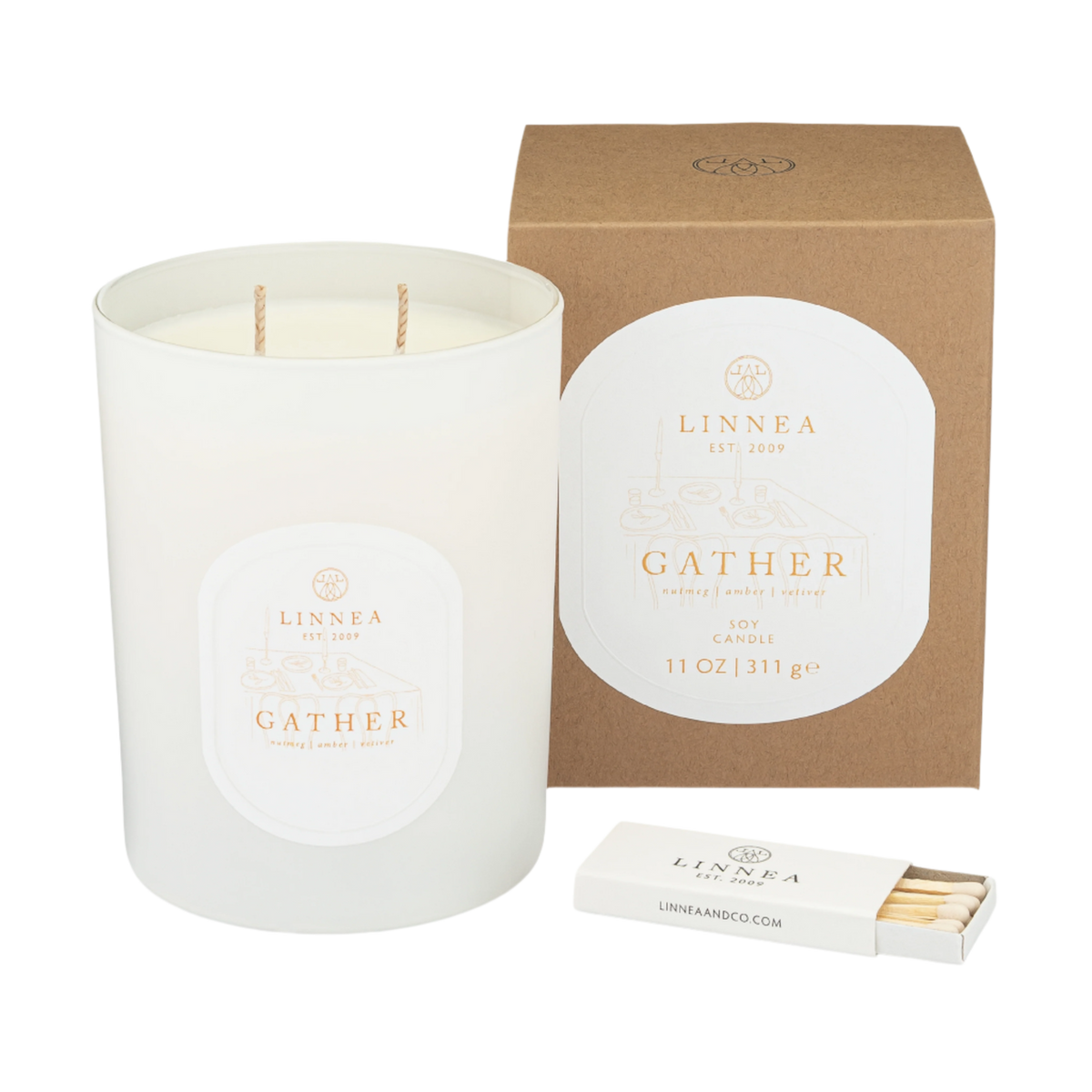 Gather 2-Wick Candle