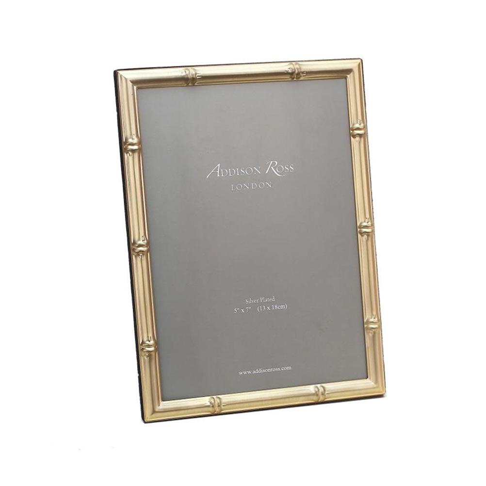 5x7 Bamboo Matte Gold Frame