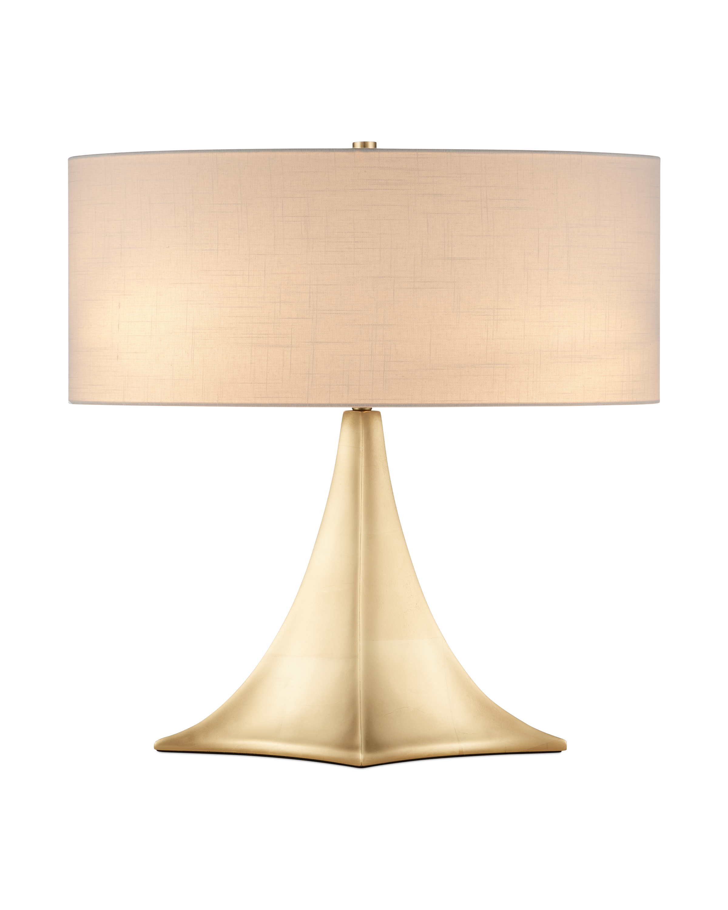 Metallic Gold Diamond Shape Lamp