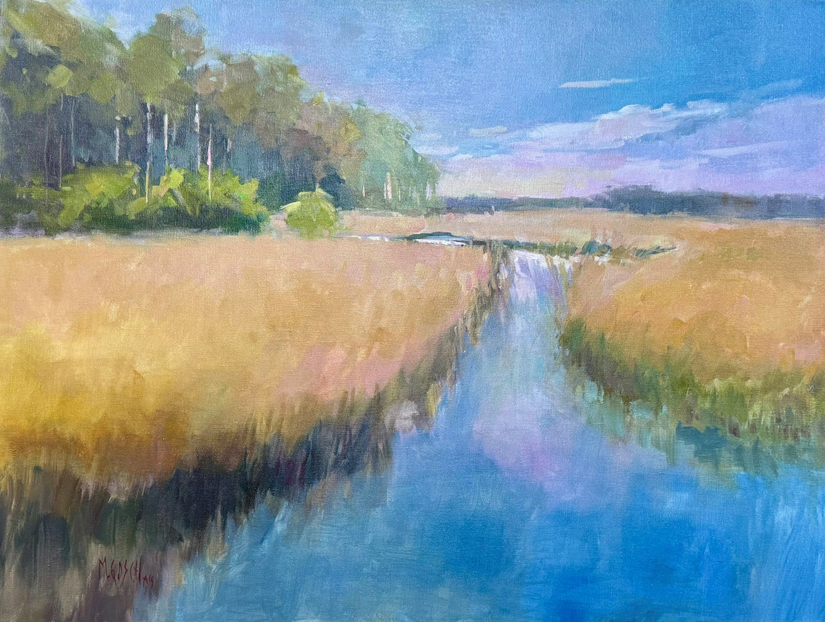 Millie Gosch - Golden Stillness (30 x 40)