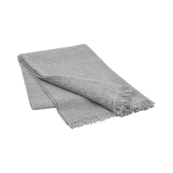 Grey Wool Throw