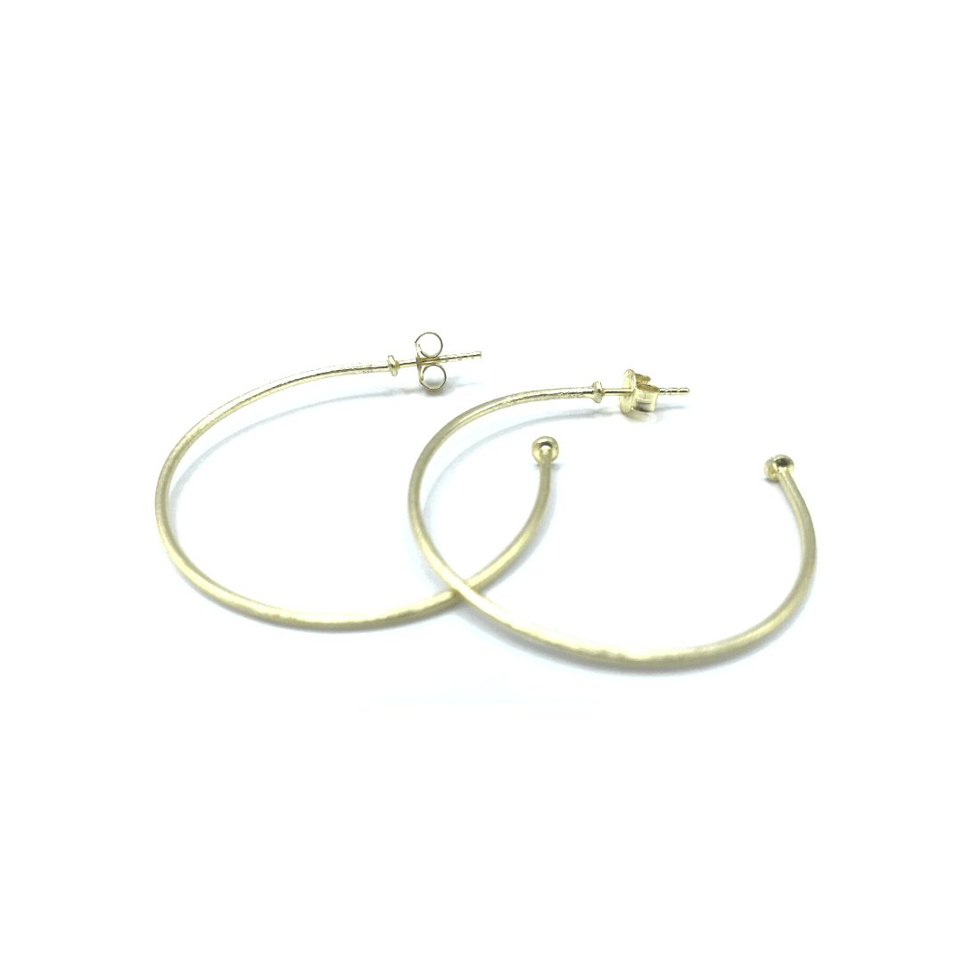 Small Simple Gold Hoops No. 4