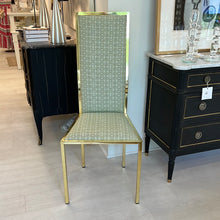 Load image into Gallery viewer, 1970s Pair of Brass Chairs in Green