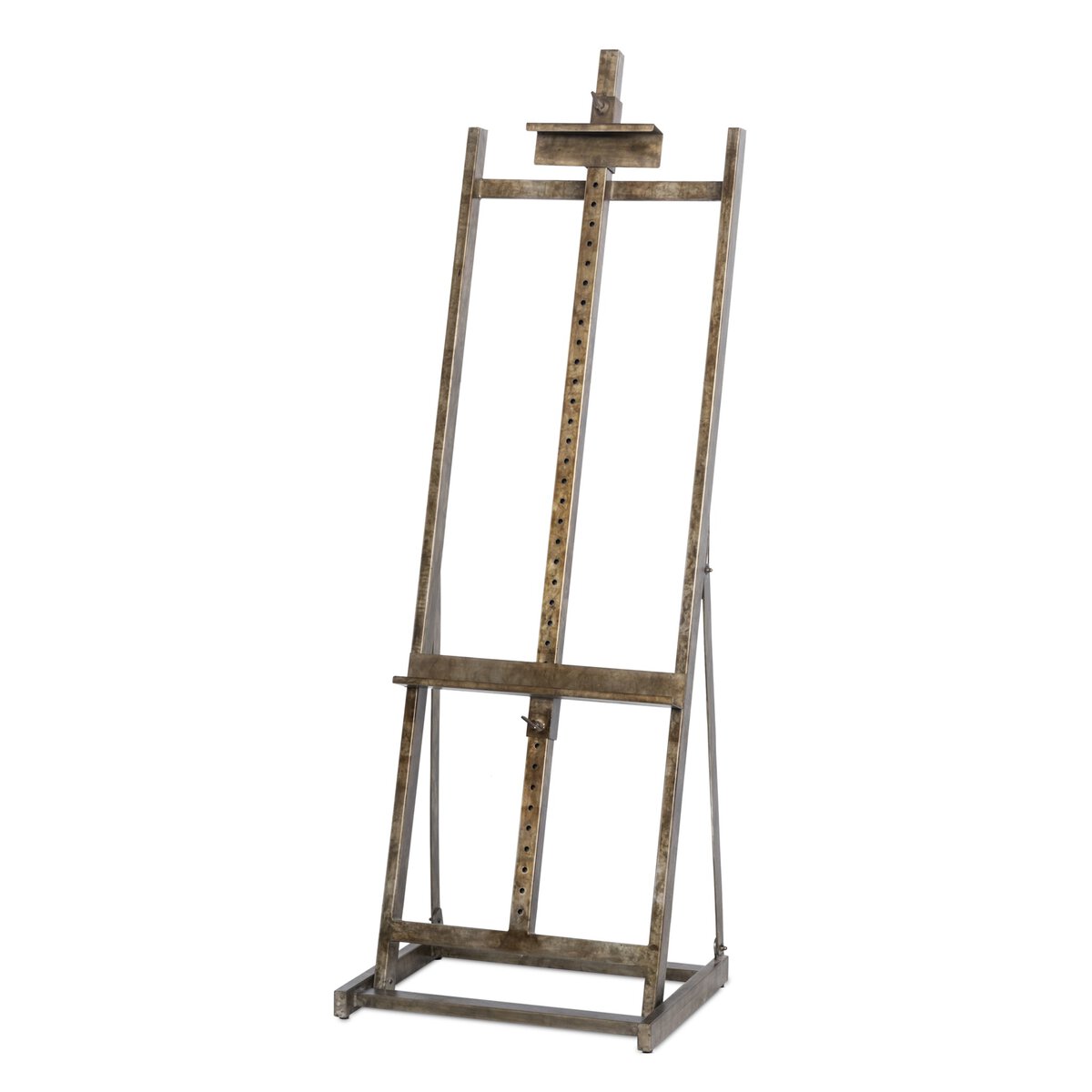 Brushed Iron Art Easel 70"H