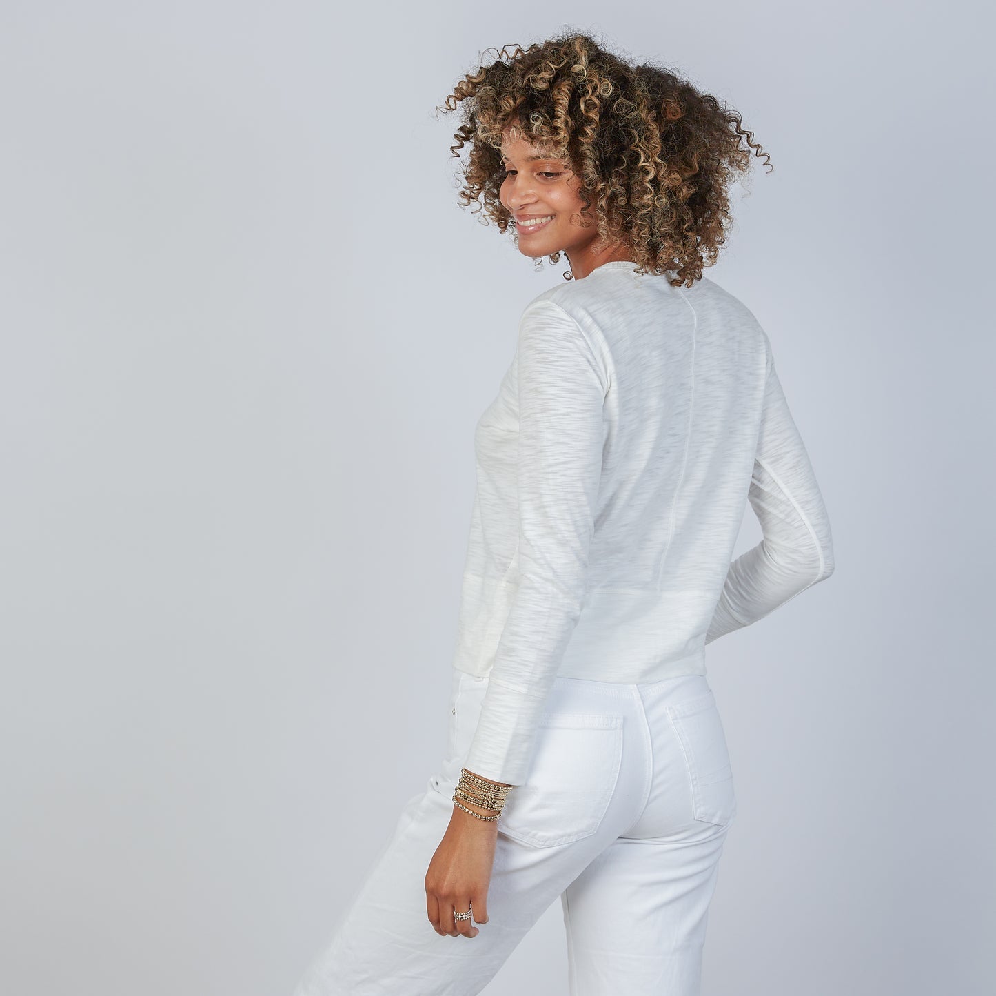 Ivory Celia Perfect Long Sleeve Shirt