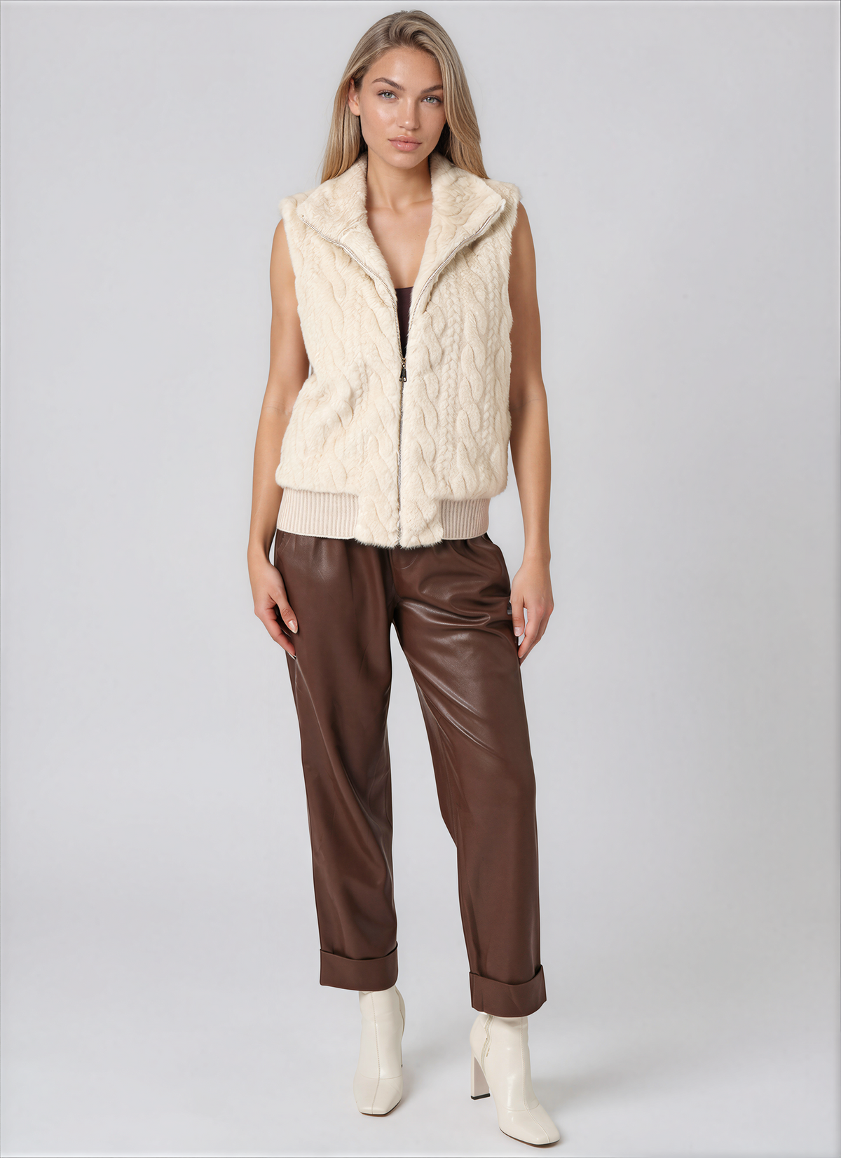 Beige Jill Vest