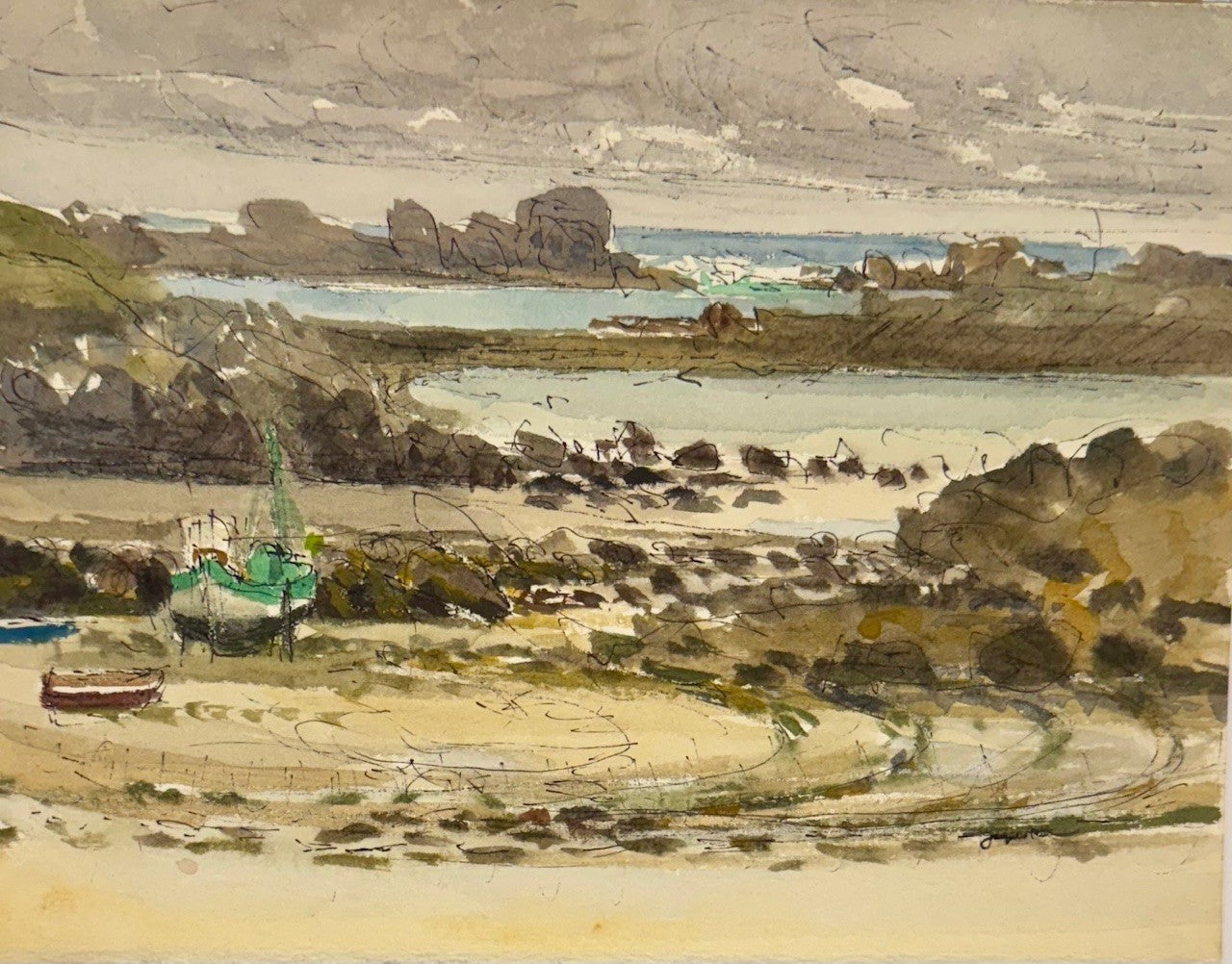 Heritage - Fishing Nets by Jacques Petit (6.5 x 9.5)