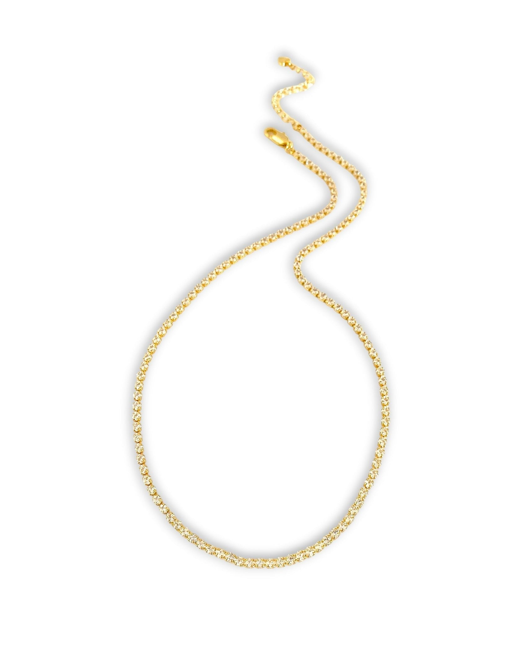 Gold Juliette Eternity Necklace