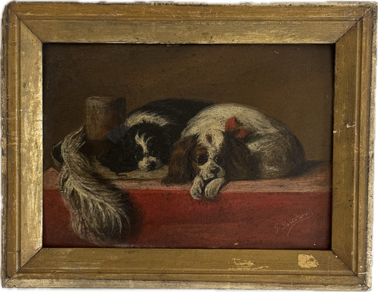 Heritage - Two King Charles Spaniels (7.5 x 11)