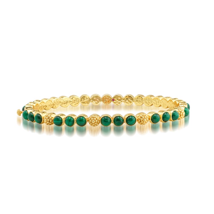 Malachite Berry Petite Bangle