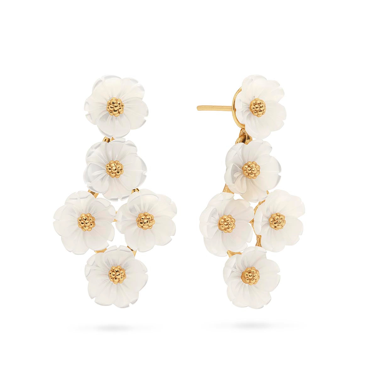 Mermaid Garden Floral Earrings