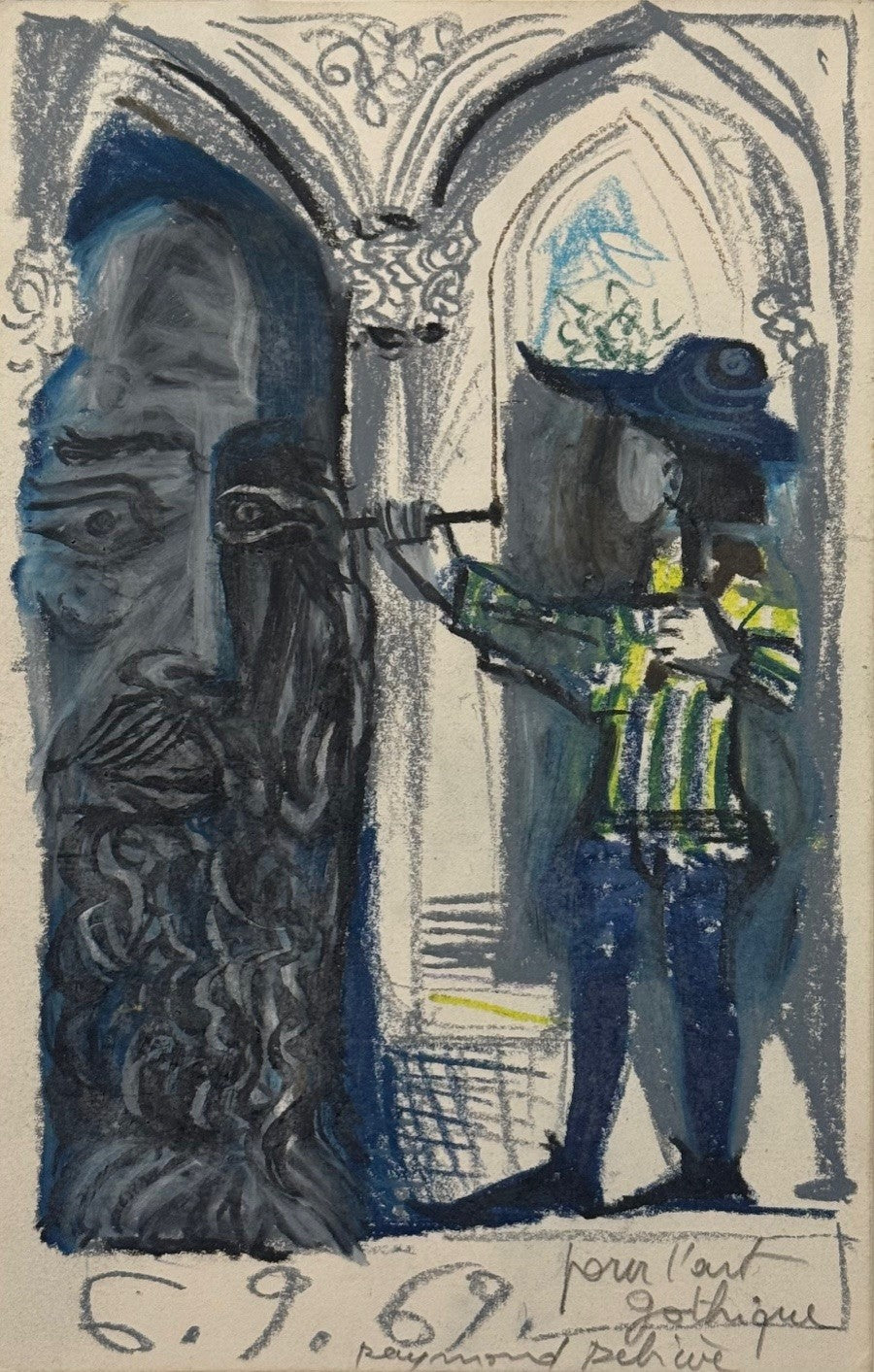 Heritage - Monsieur Michalangelo by Raymond Debieve (8.5 x 5.5)