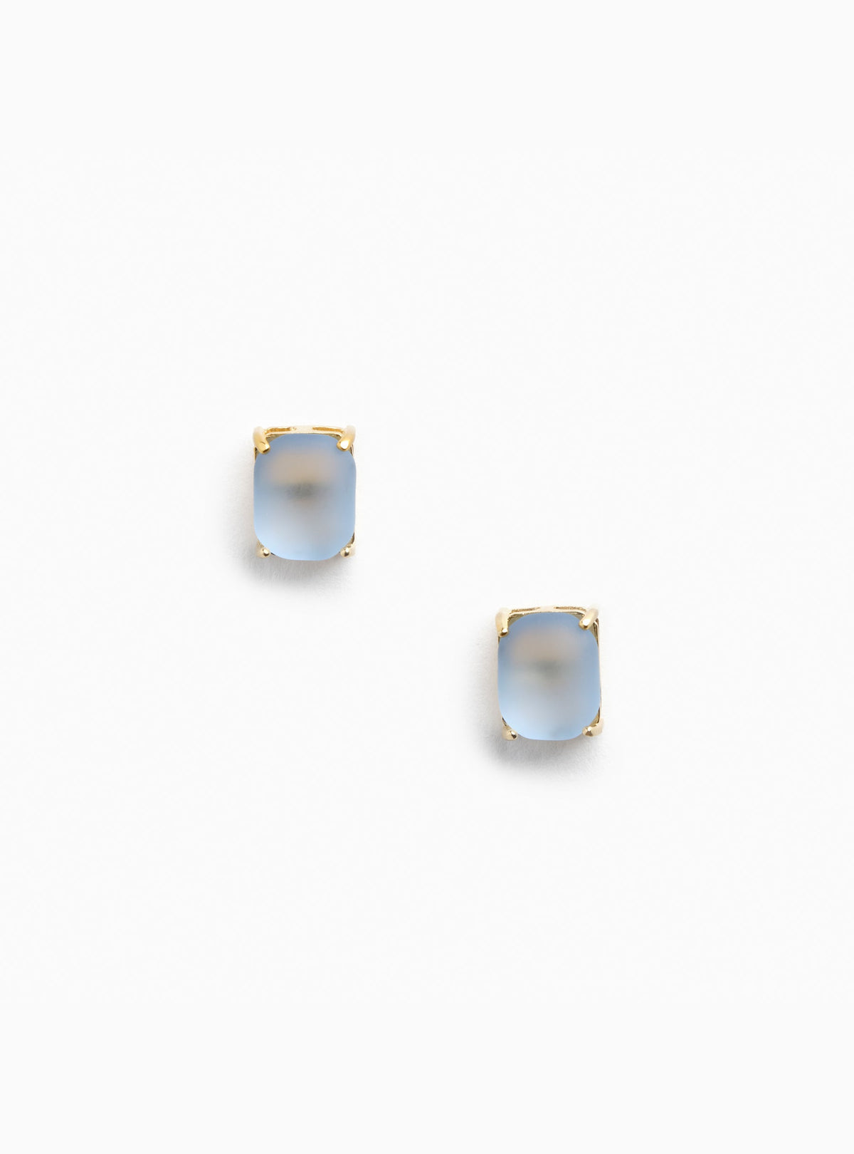 Mist Pebble Post Earrings