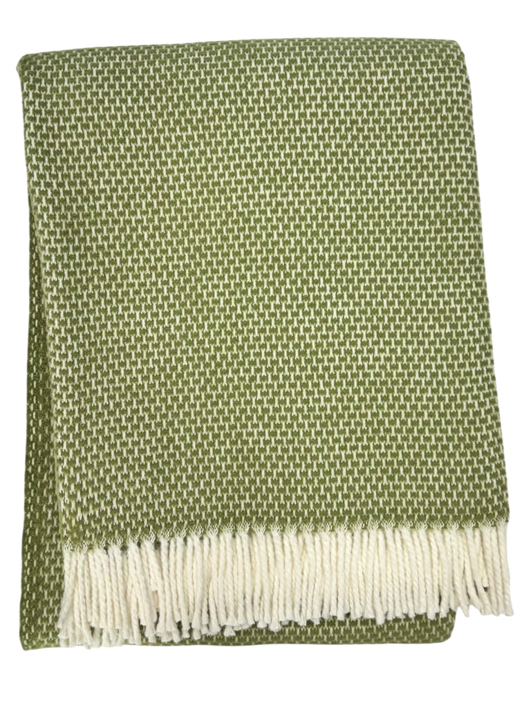 Olive Grain of Rice Throw