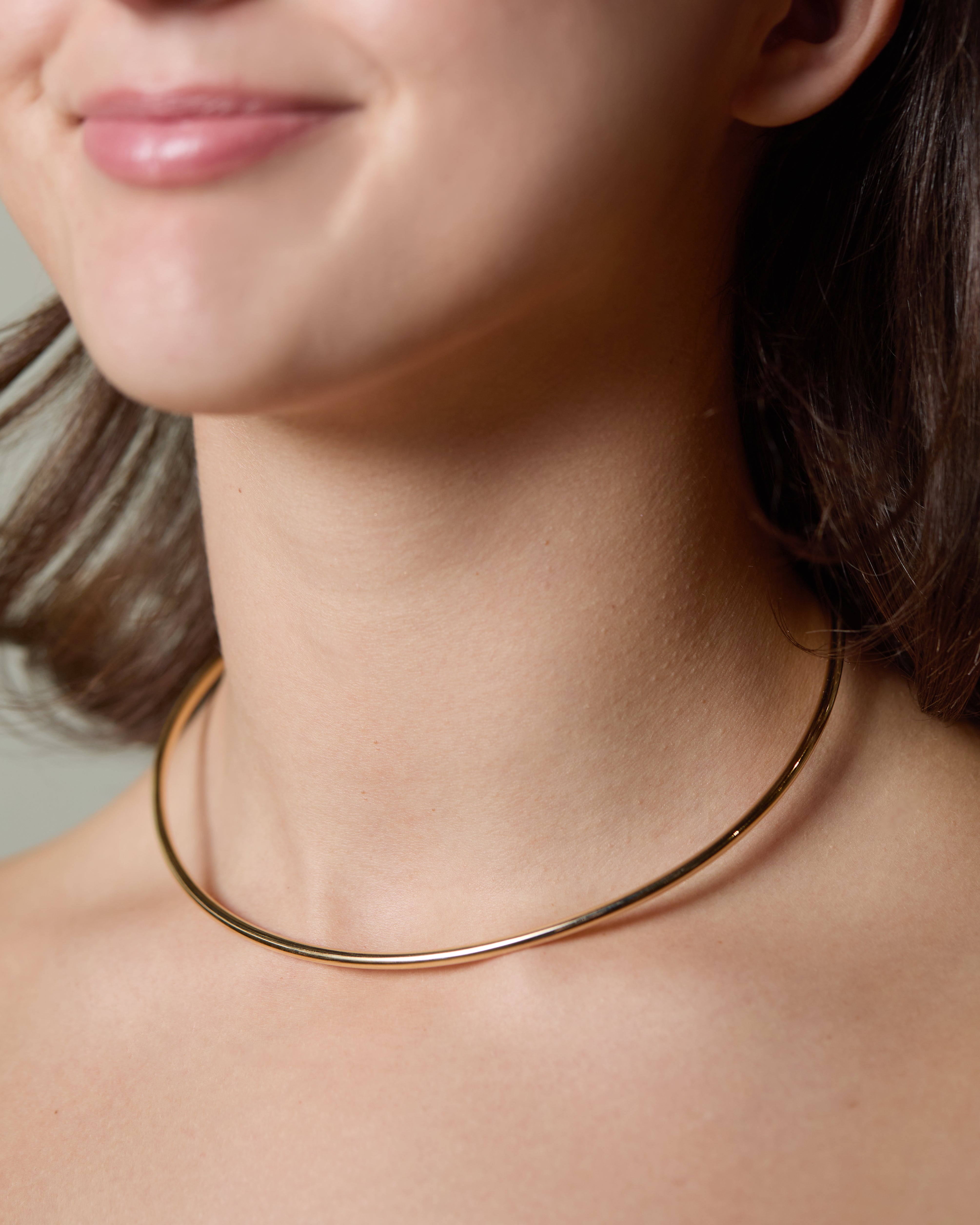 Olivia Gold Cuff Necklace