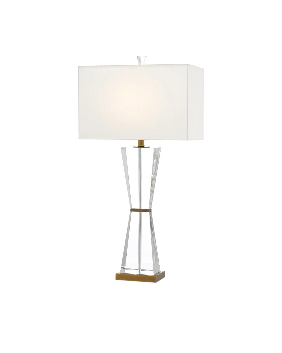 Clear Crystal Laelia Lamp