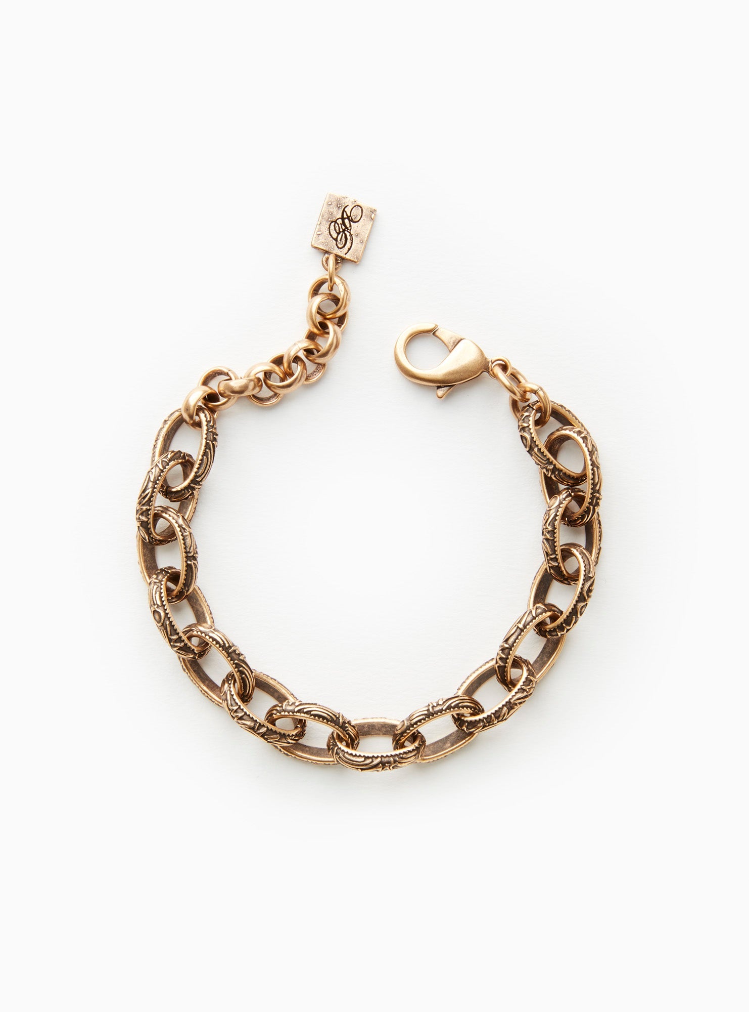 Terra Cotta Intaglio Charm Bracelet