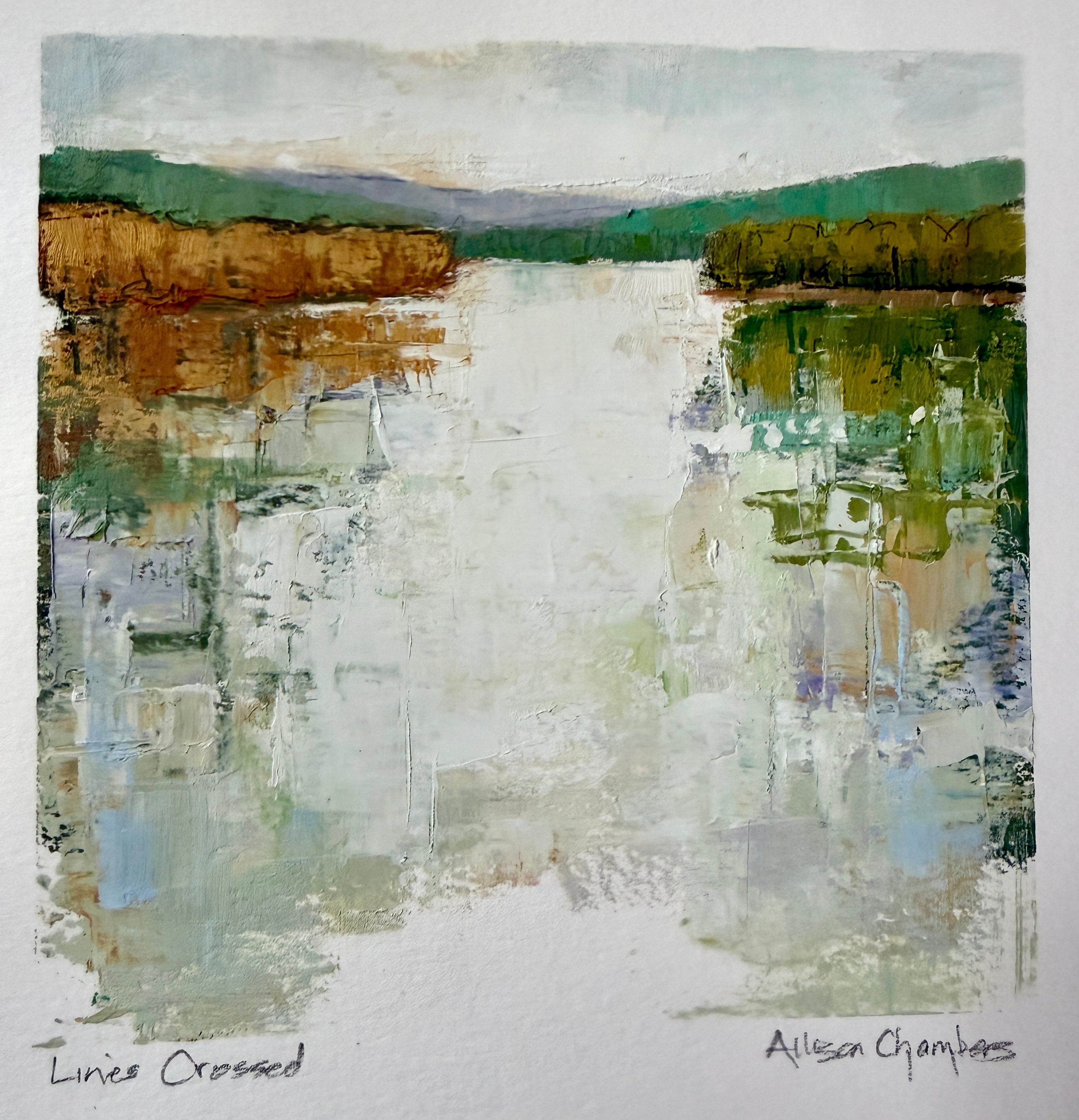 Allison Chambers - Lines Crossed (8 x 8)