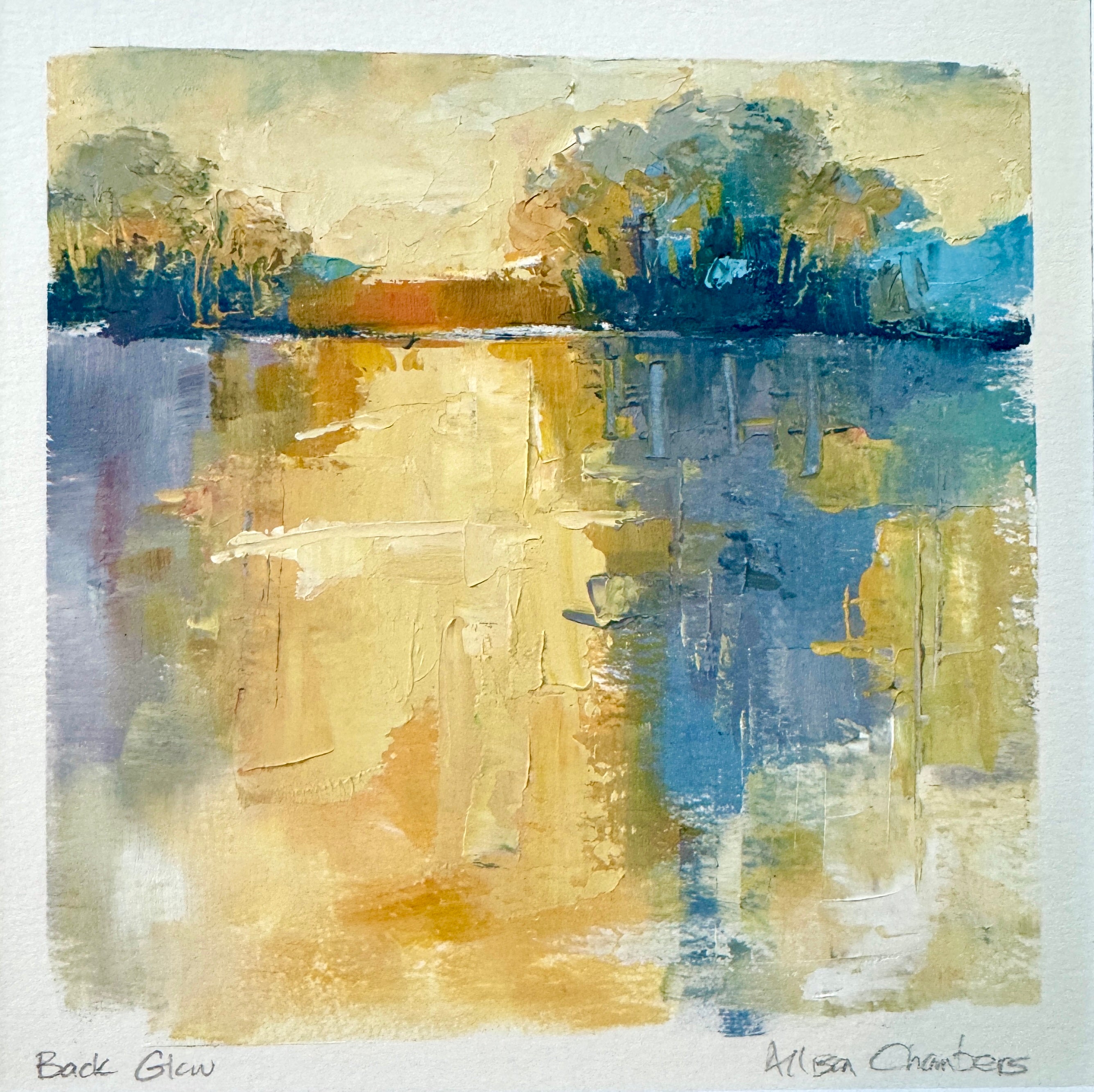 Allison Chambers - Back Glow (8 x 8)