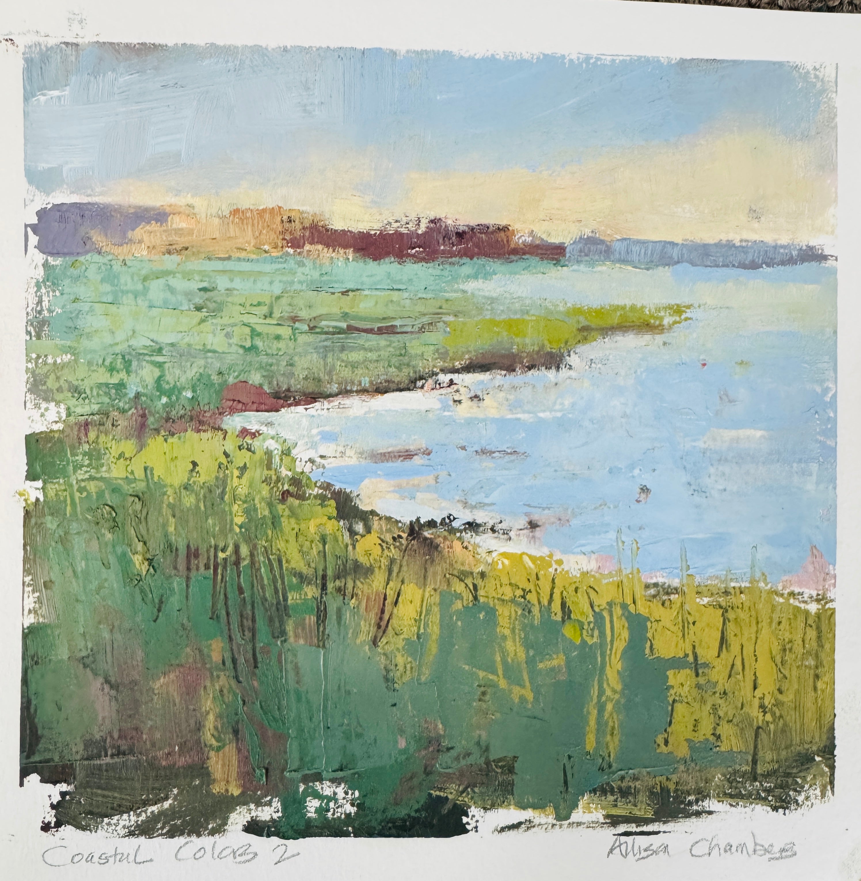Allison Chambers - Coastal Colors 2 (8 x 8)