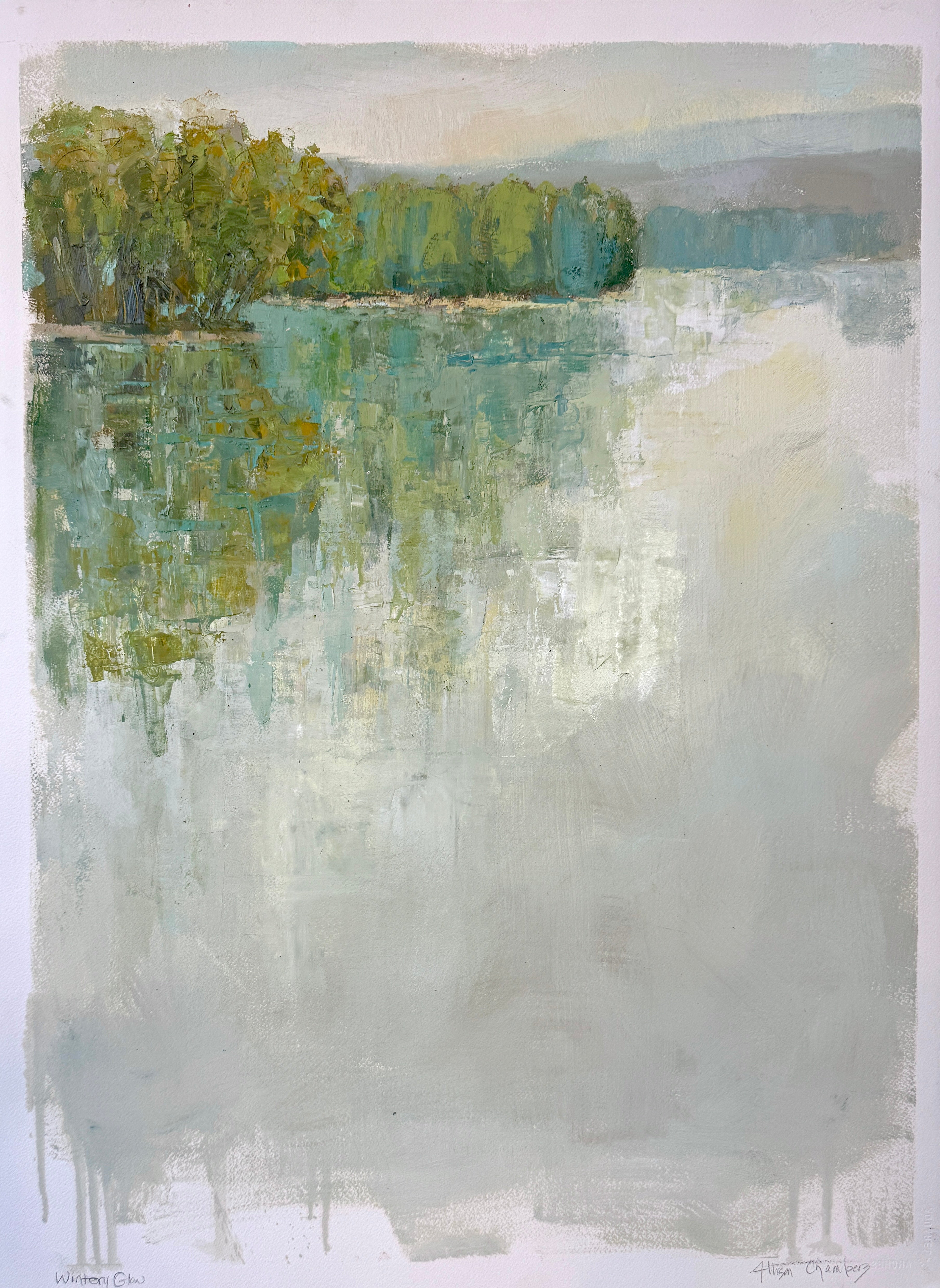 Allison Chambers - Wintery Glow (30 x 23)