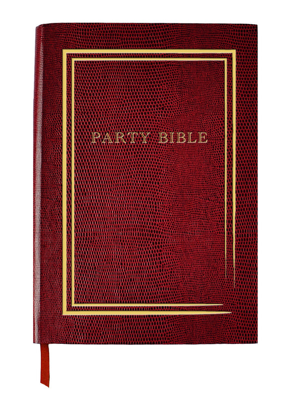 Red Party Bible Notebook