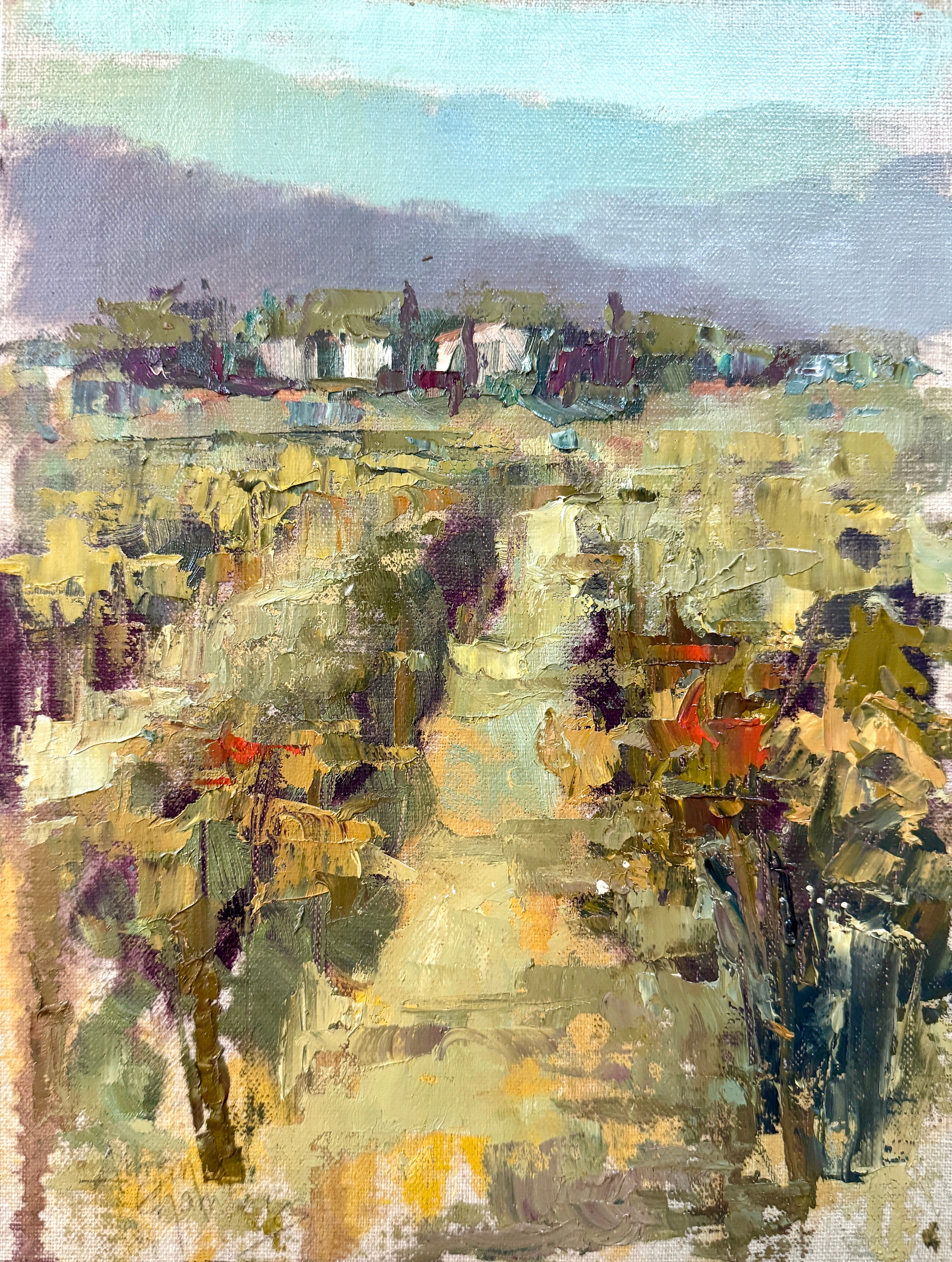 Allison Chambers - Perfect Day for Wine (12 x 9)