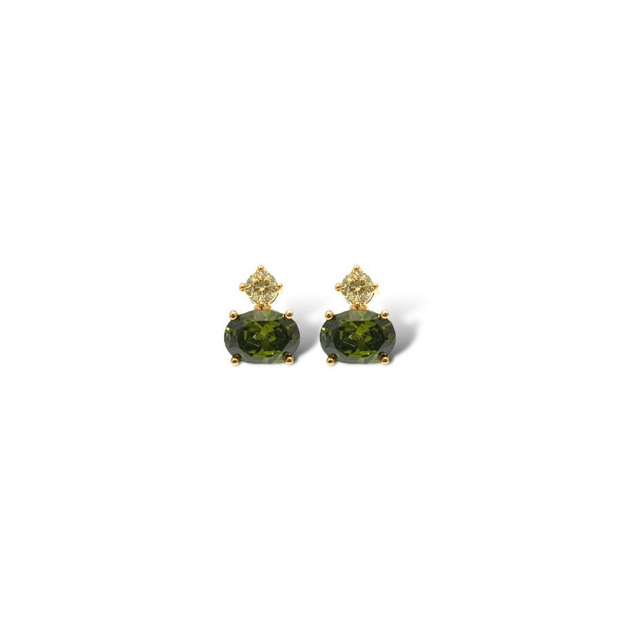Peridot Elle Studs