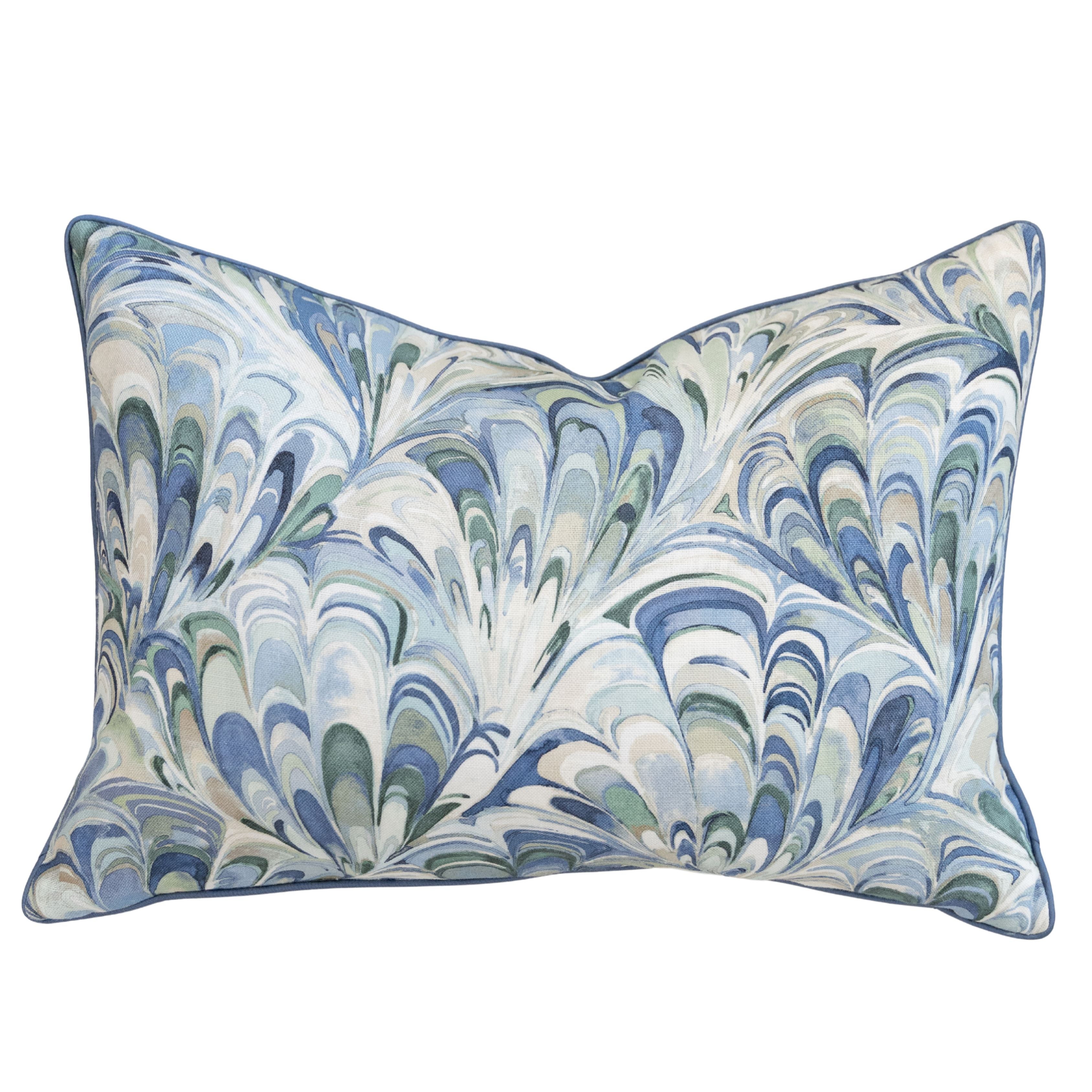Blue & Green Pillow