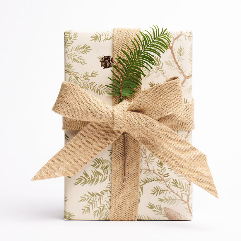 Pinewood Wrapping Paper in Spruce