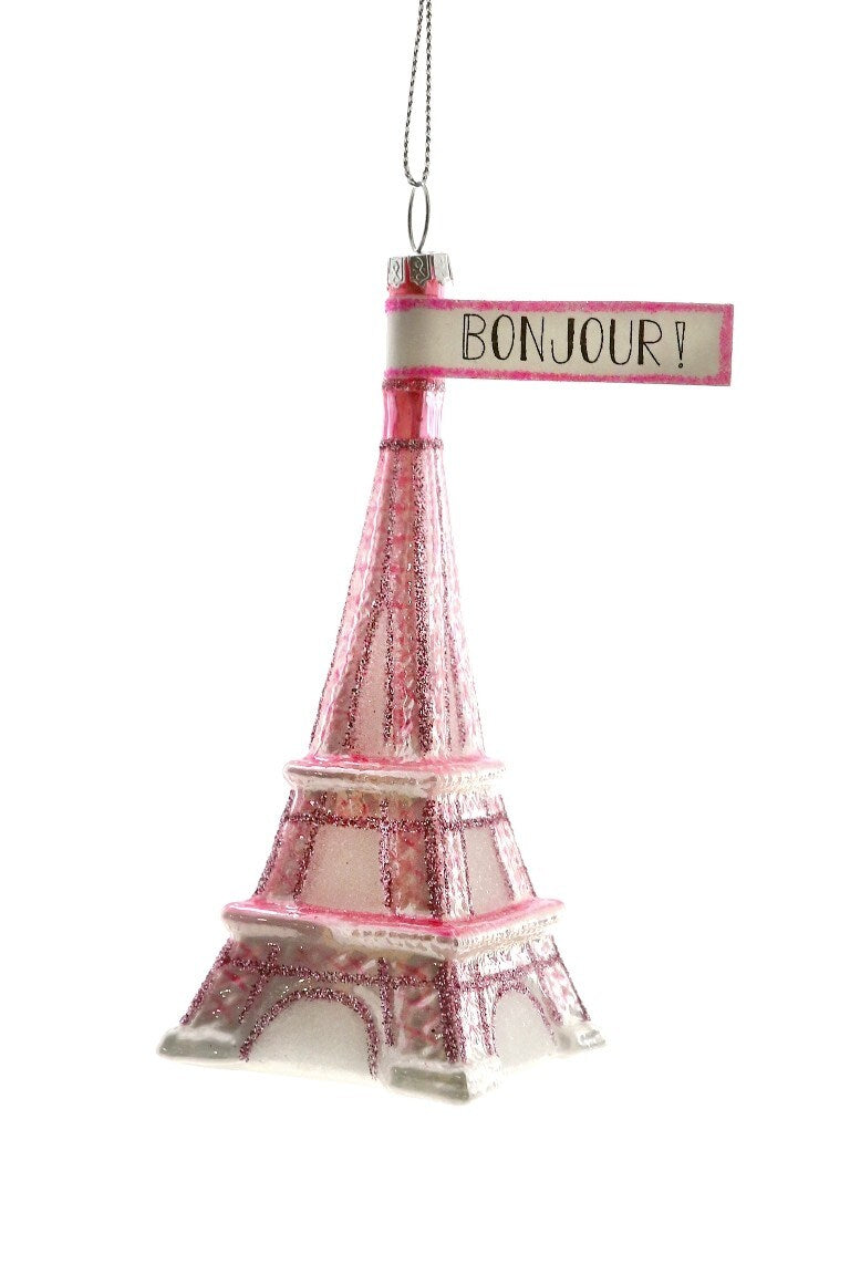 Pink Eiffel Tower Ornament