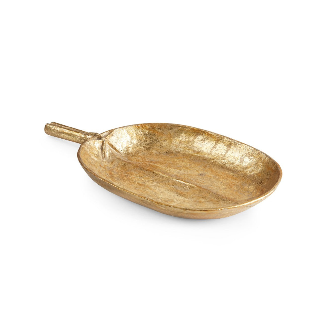 Gold Leaf Handled Plate