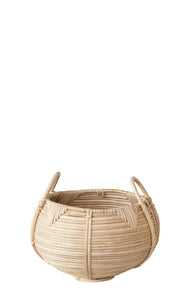 Small Rattan Basket with Handle