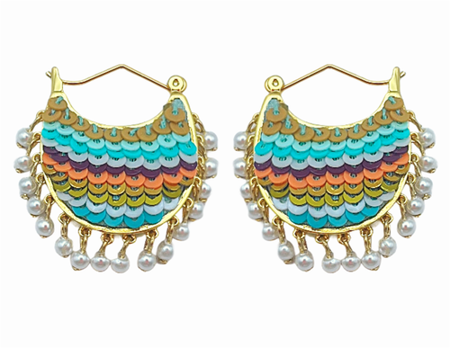 Ryder Turquoise Hoops